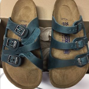 Birkenstock Florida turquoise new sandals